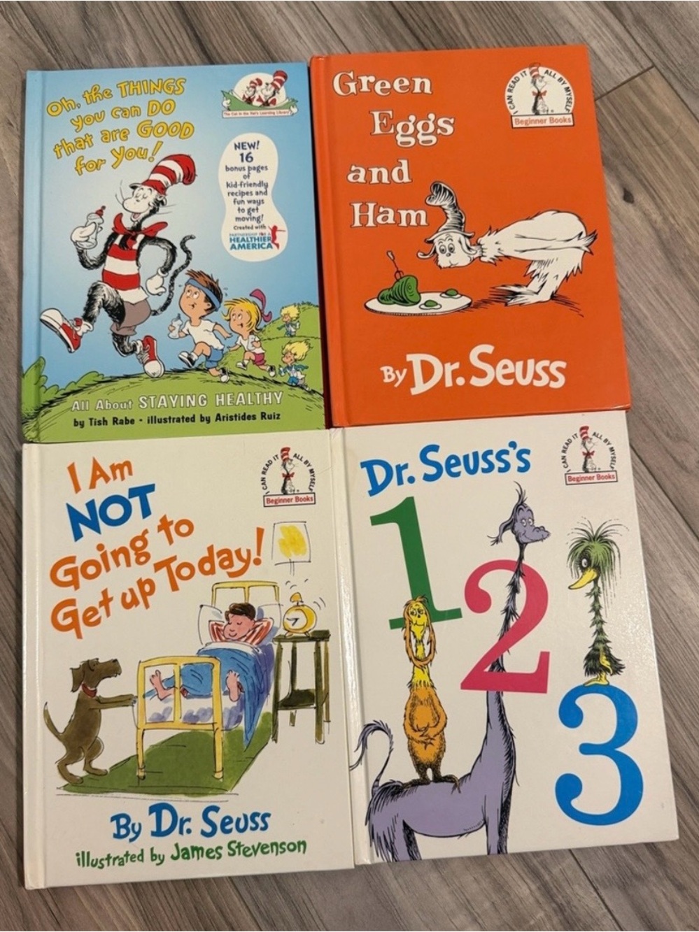 Dr. Seuss Board Book Set - Orange, Blue, Cream, White Covers